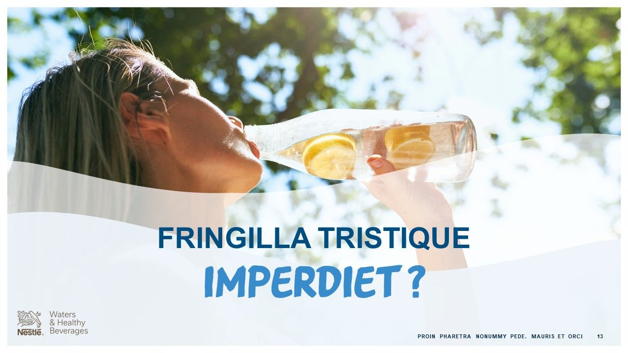 Nestlé Waters - Revue de catégorie hors domicile