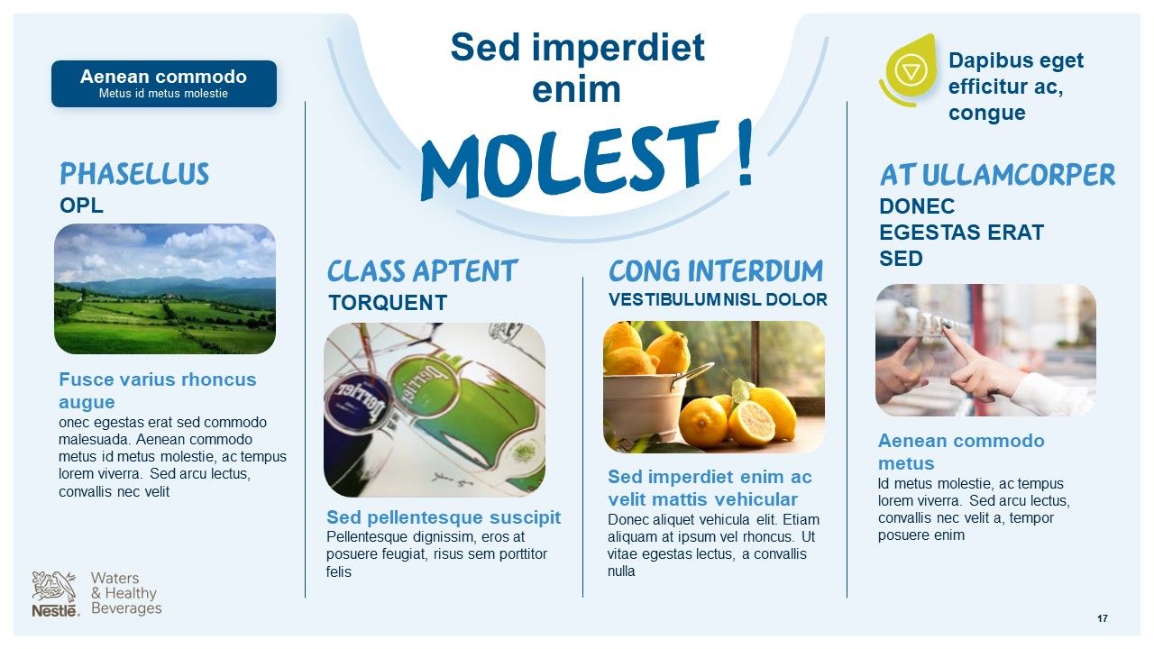 Nestlé Waters - Revue de catégorie hors domicile