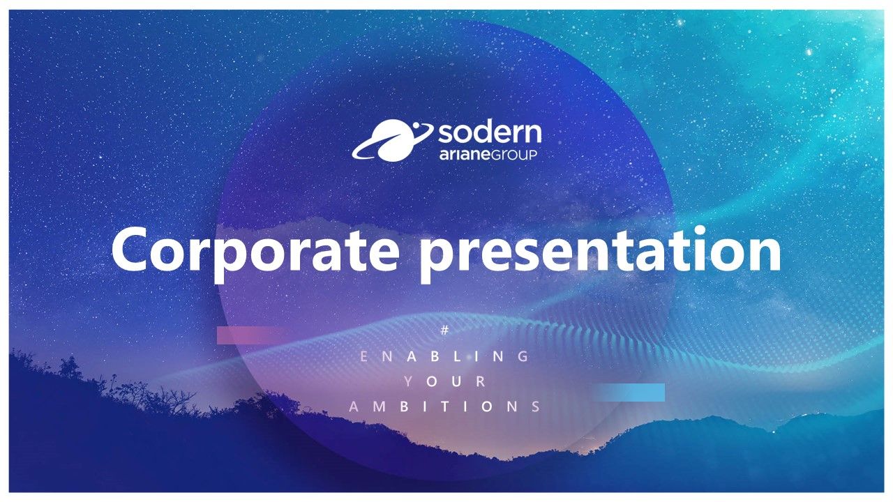 Sodern Ariane Group - Présentation Corporate