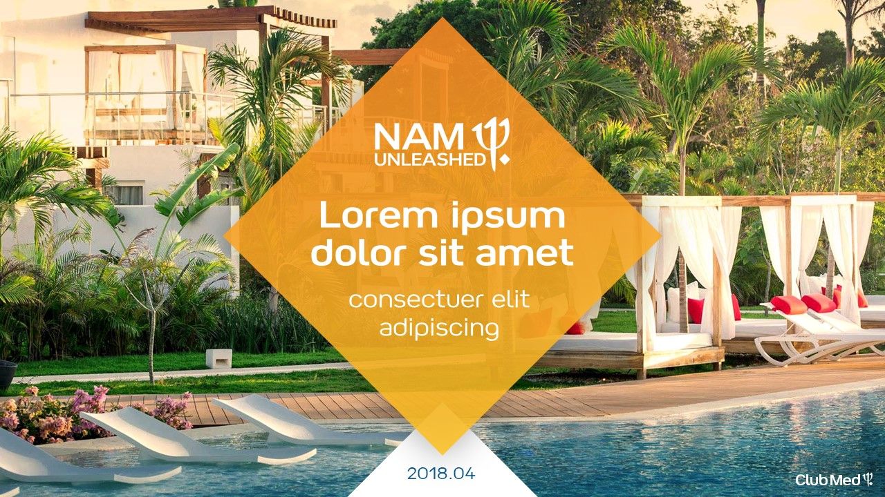 Club Med North America - Template Powerpoint
