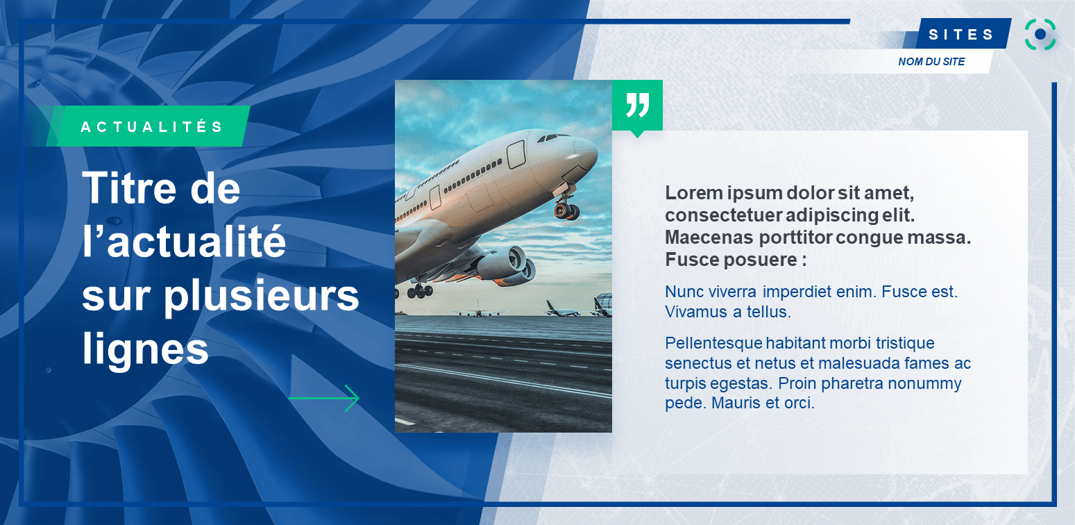 Safran - Masque PPT TV News