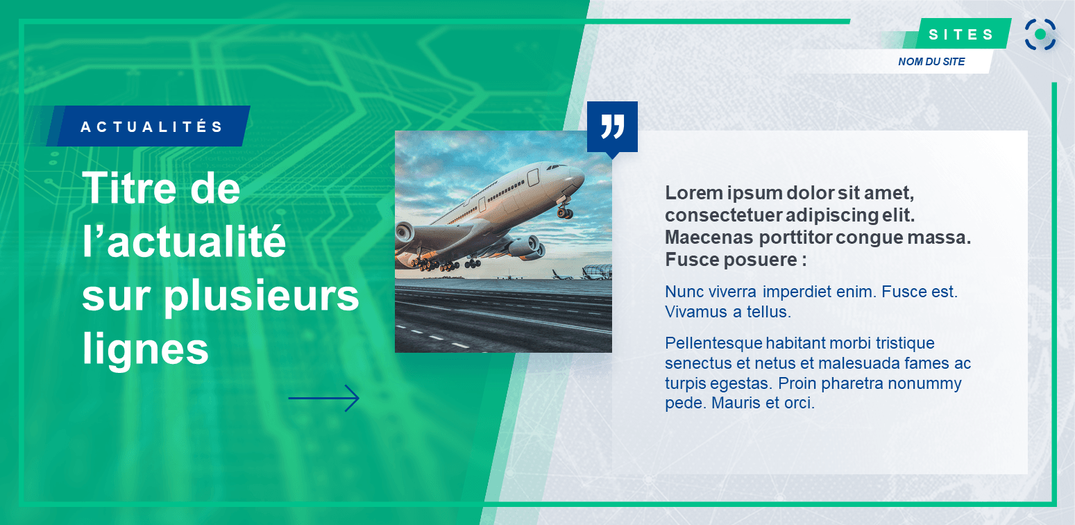 Safran - Masque PPT TV News