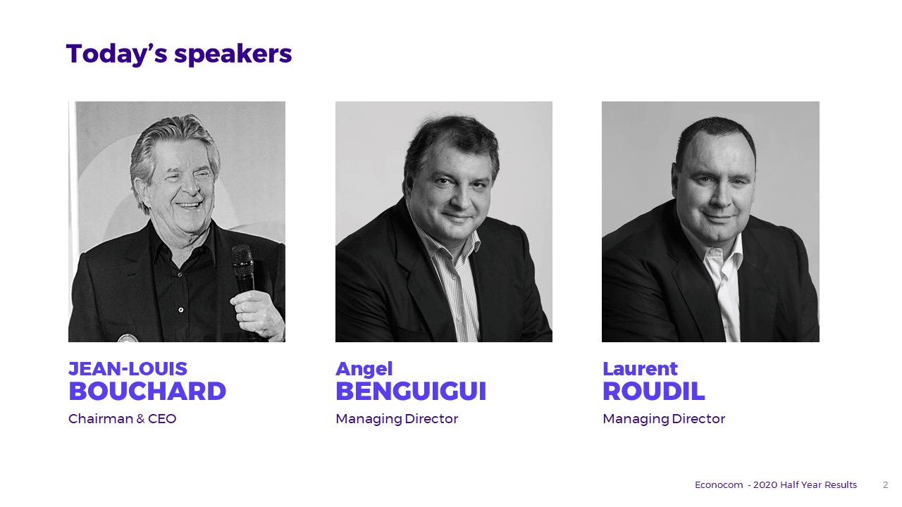 Econocom - Résultats financiers