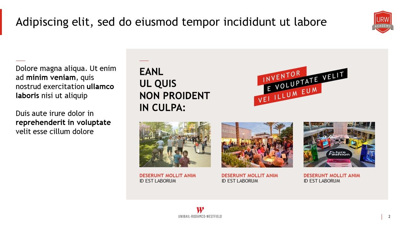 URW Lab - Présentation nouveaux arrivants