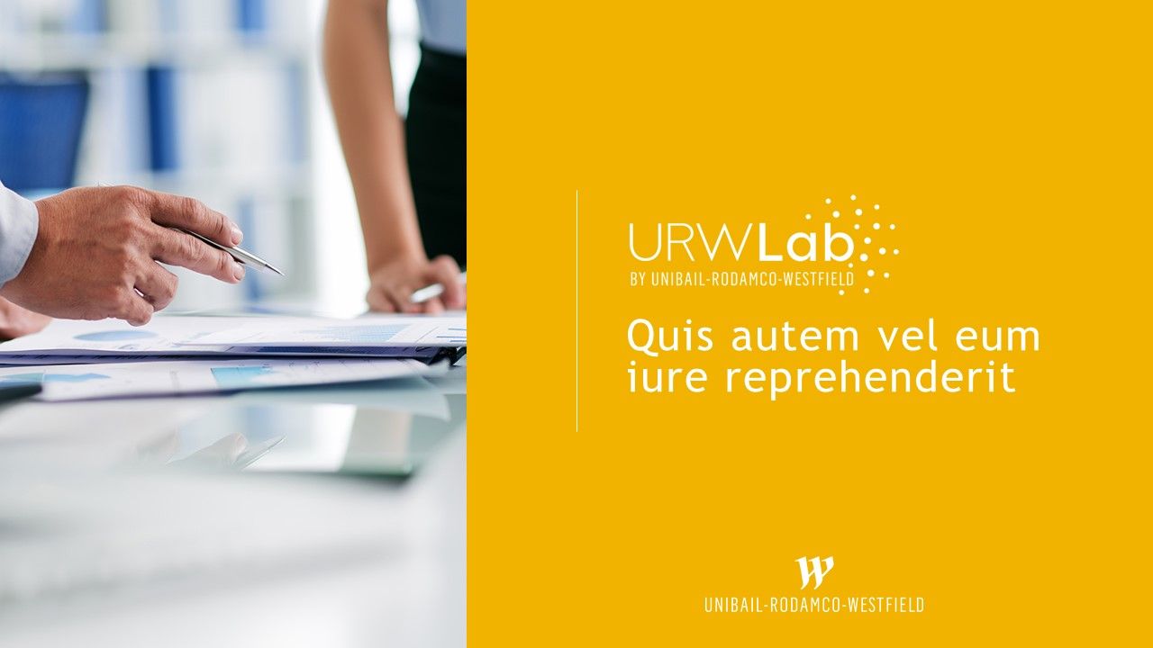 URW Lab - Présentation nouveaux arrivants