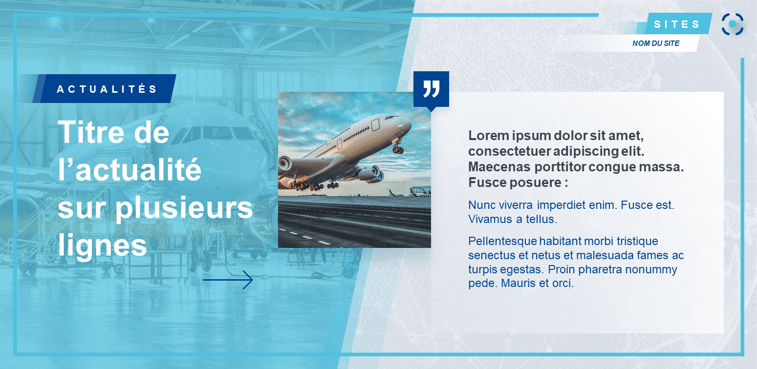 Safran - Masque PPT TV News