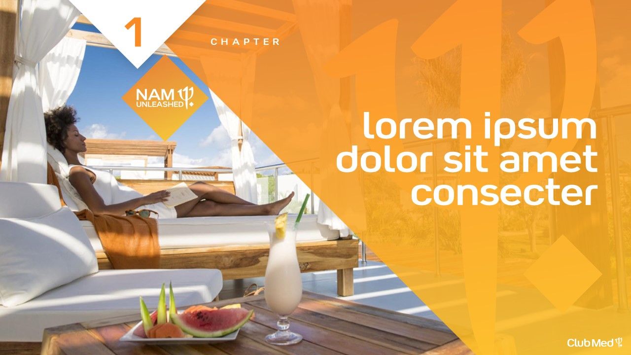 Club Med North America - Template Powerpoint