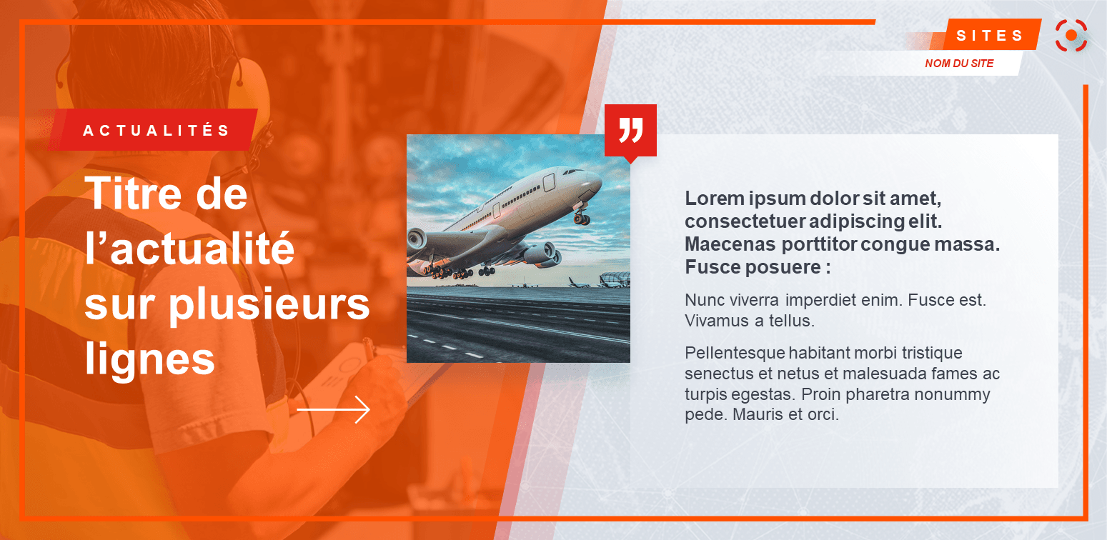 Safran - Masque PPT TV News