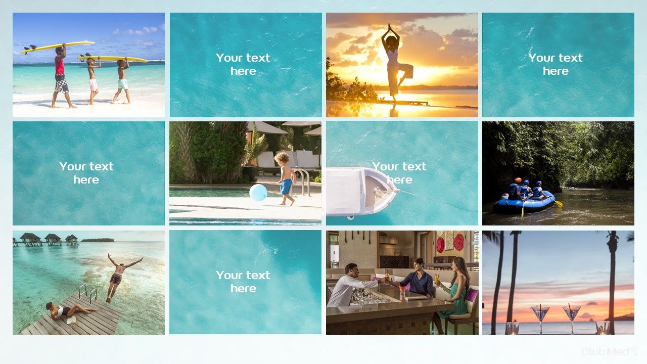 Club Med North America - Template Powerpoint