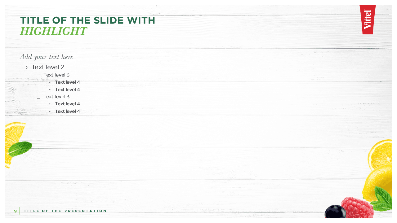 Vittel - Masque PowerPoint