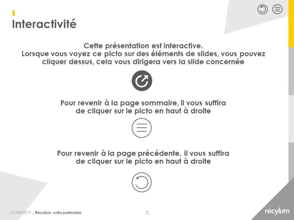 Recylum - Prospection producteurs