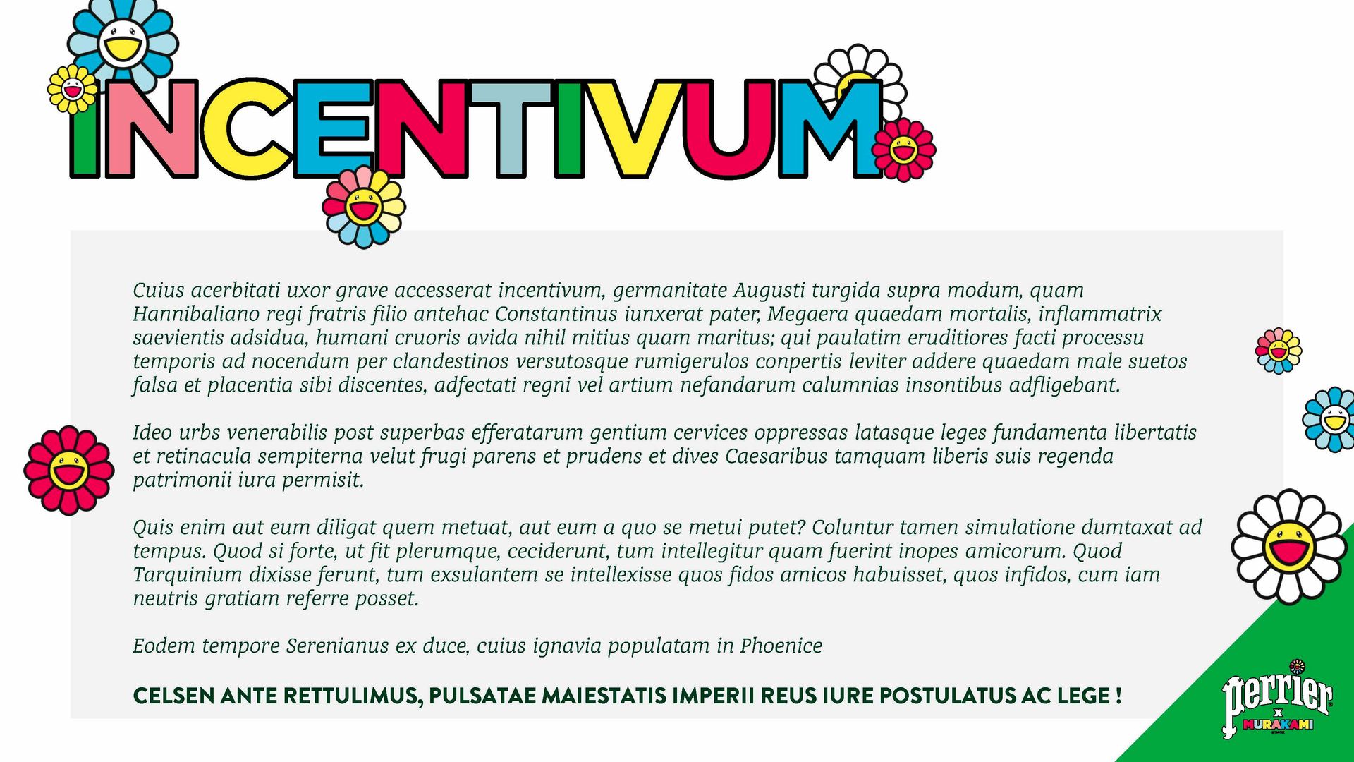 Nestlé Waters - Guidelines Perrier x Murakami