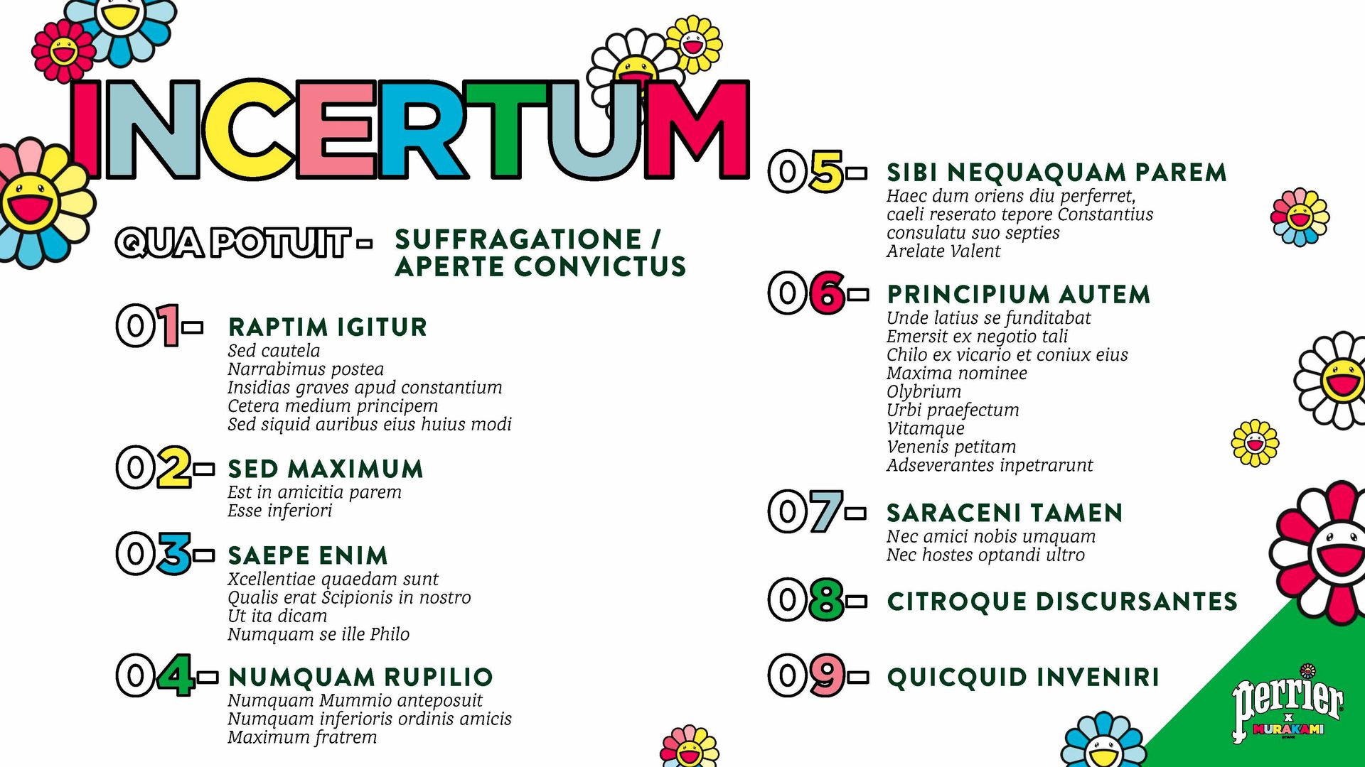 Nestlé Waters - Guidelines Perrier x Murakami