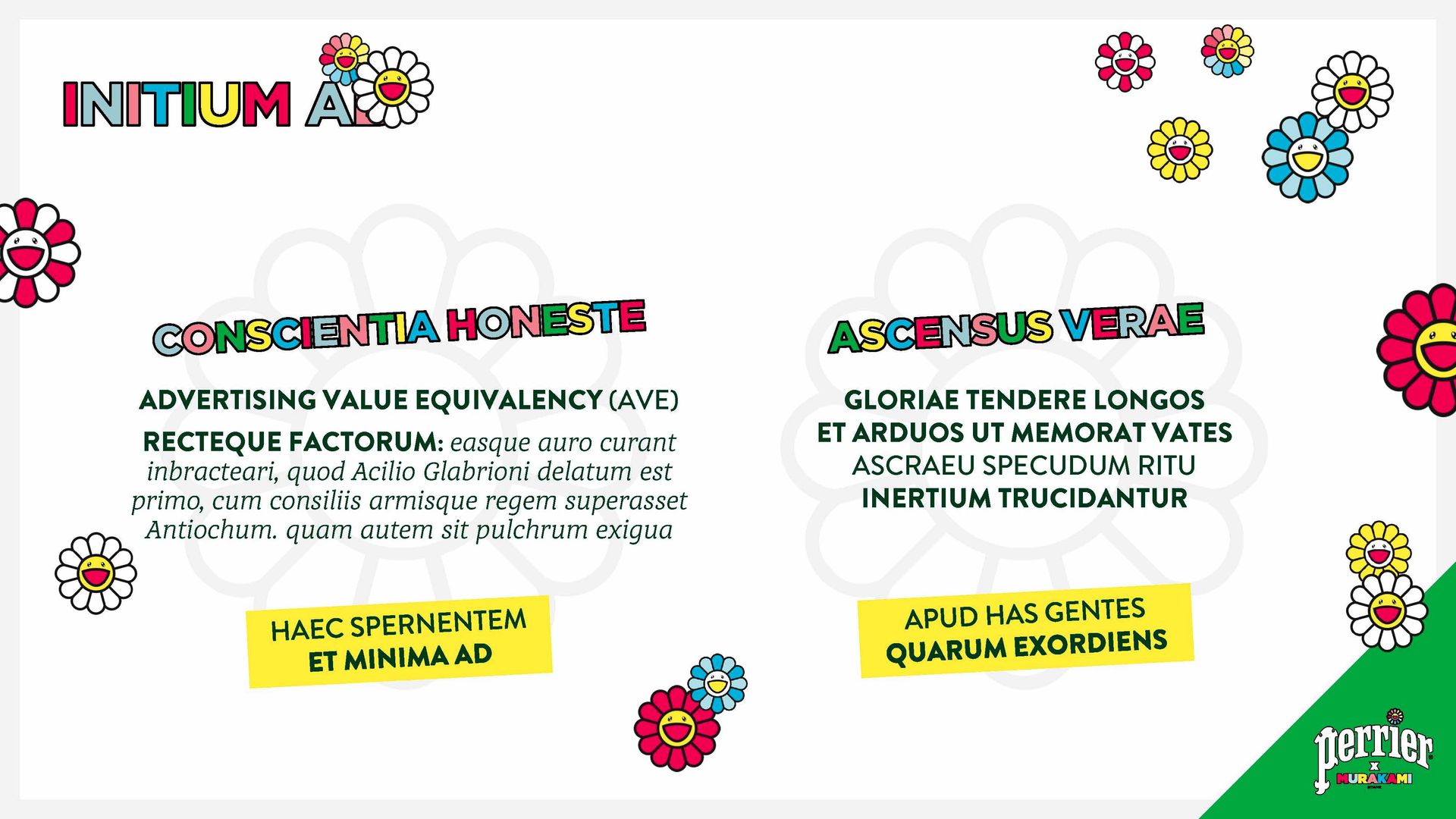 Nestlé Waters - Guidelines Perrier x Murakami