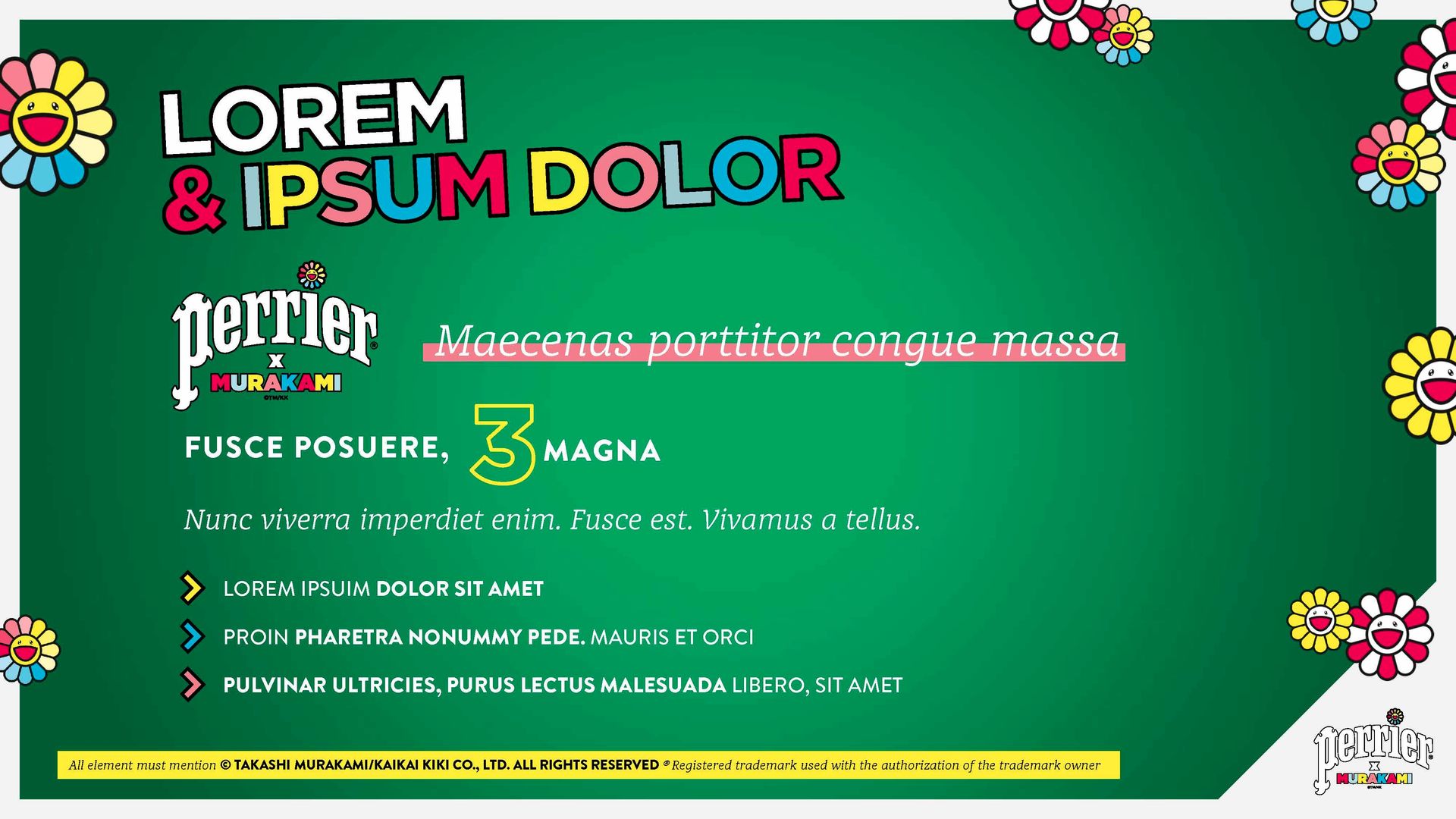 Nestlé Waters - Guidelines Perrier x Murakami