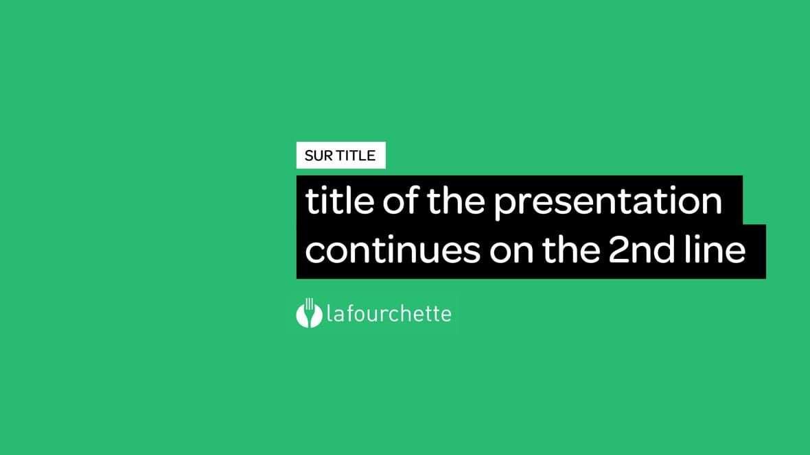 LaFourchette – Masque PowerPoint