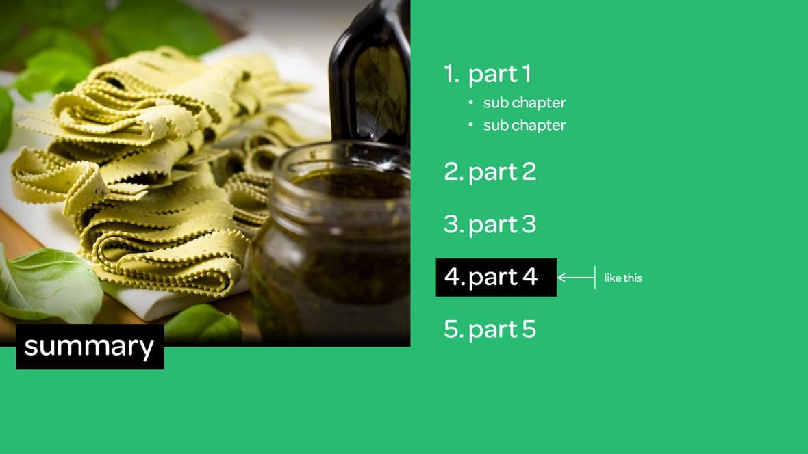 LaFourchette – Masque PowerPoint