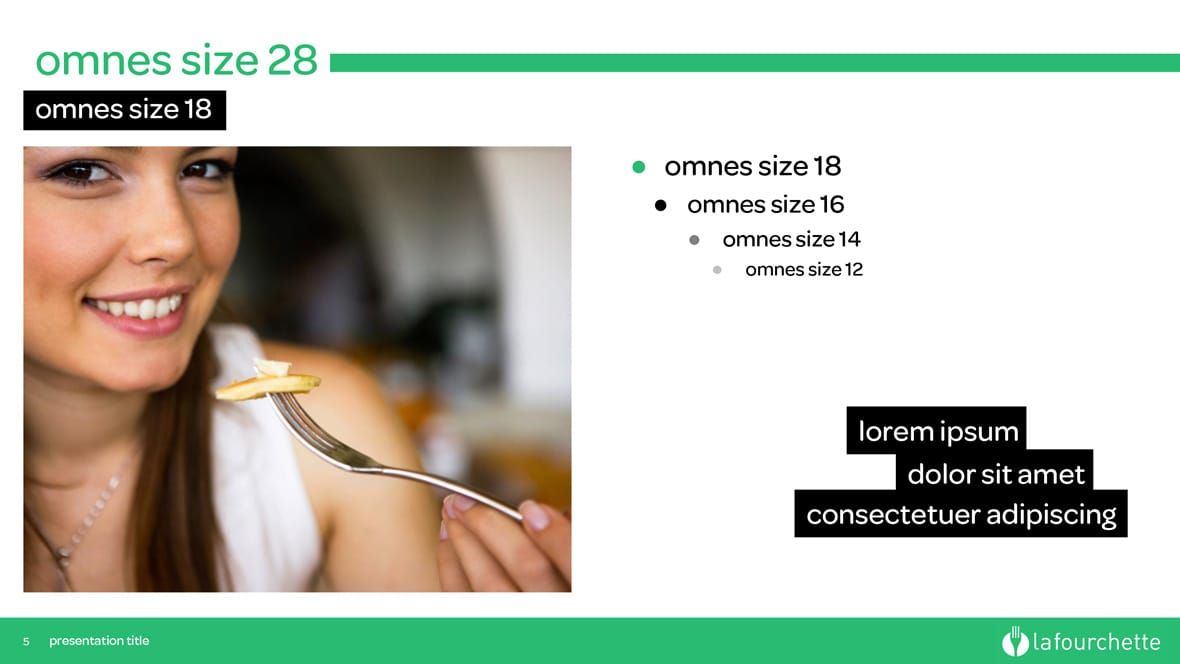 LaFourchette – Masque PowerPoint