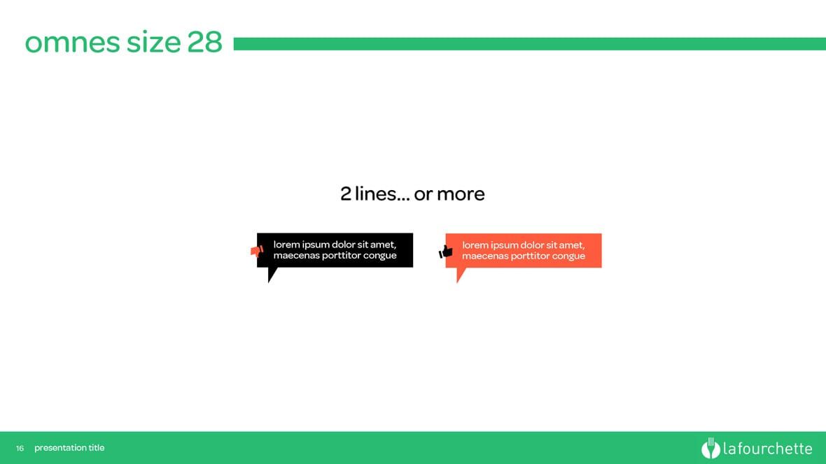 LaFourchette – Masque PowerPoint