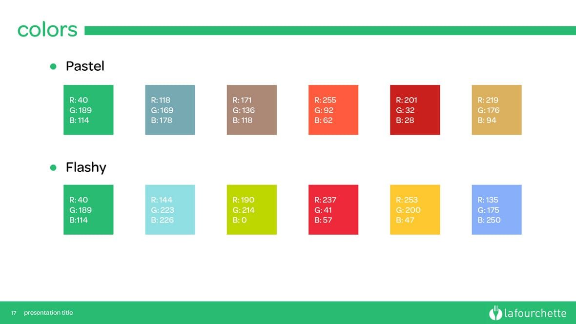 LaFourchette – Masque PowerPoint